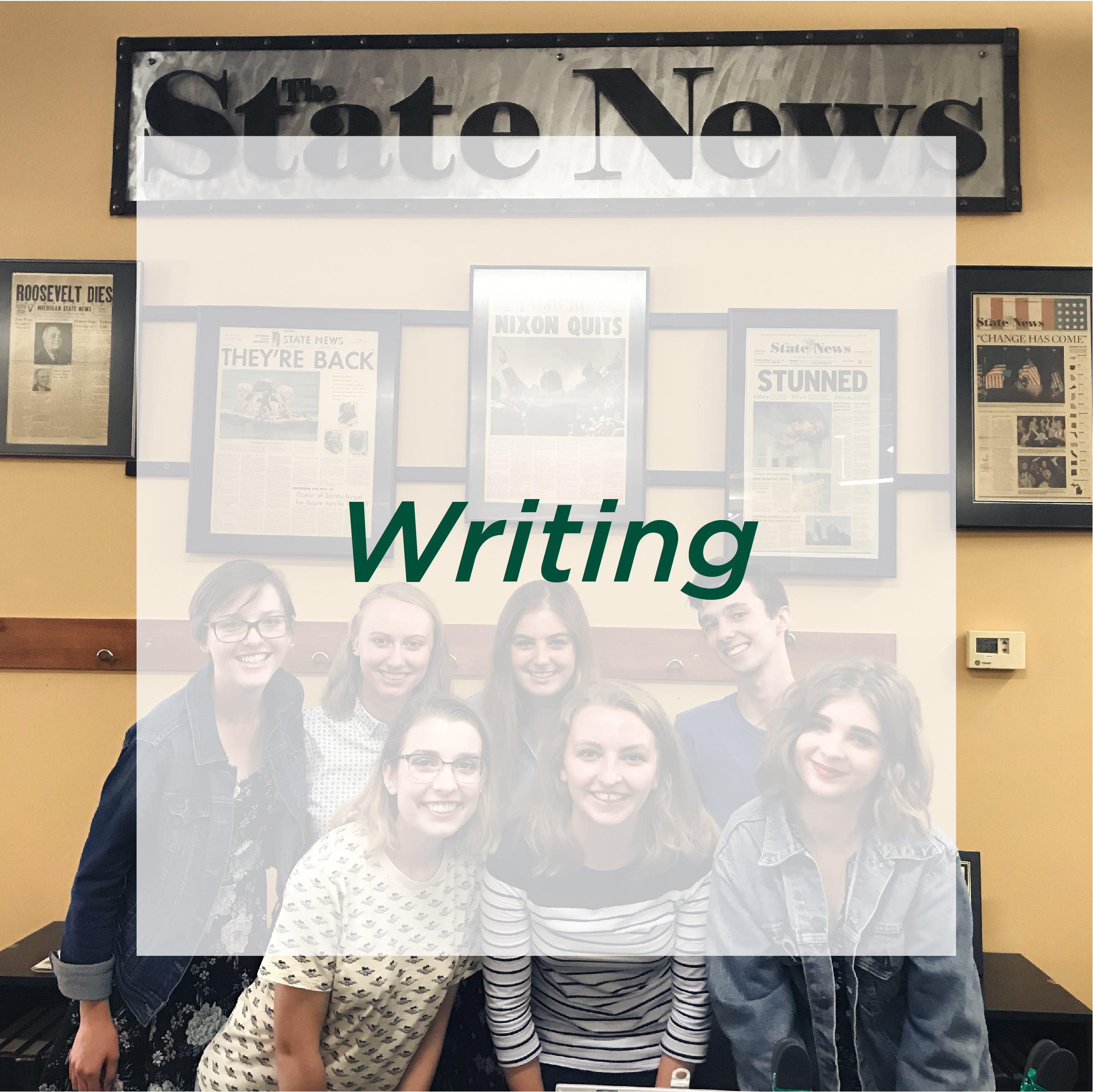 Sadie and the summer State News staff